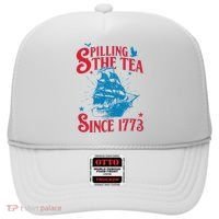 4th Of July Spilling The Tea Since 1773 History Teacher Hat thumb 0