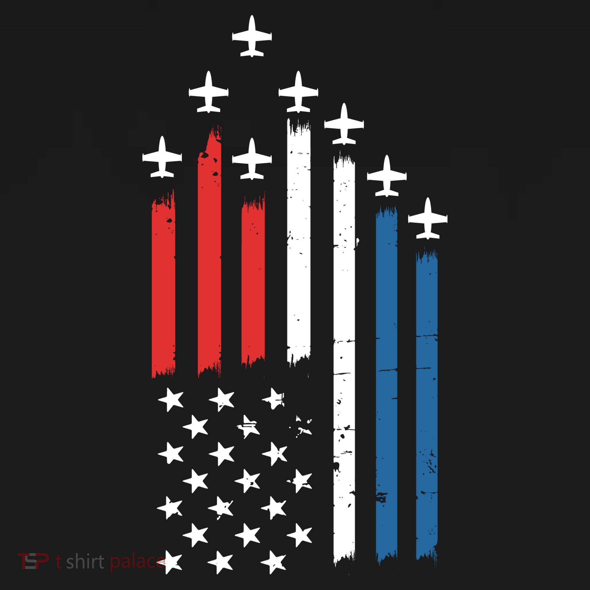 4th Of July Jets American Flag Coaster