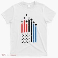 4th Of July Jets American Flag T-Shirt thumb 0