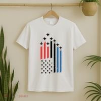 4th Of July Jets American Flag T-Shirt thumb 2