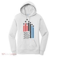 4th Of July Jets American Flag Women's Hoodie thumb 0