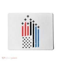 4th Of July Jets American Flag Mousepad thumb 0