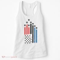 4th Of July Jets American Flag Women's Tank Top thumb 0