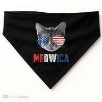 4th Of July Bald Eagle Mullet Meowica Usa Usa Merica USA-Made Doggie Bandana thumb 0