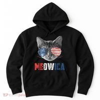 4th Of July Bald Eagle Mullet Meowica Usa Usa Merica Hoodie thumb 0