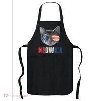 4th Of July Bald Eagle Mullet Meowica Usa Usa Merica Apron thumb 0