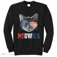 4th Of July Bald Eagle Mullet Meowica Usa Usa Merica Sweatshirt thumb 0