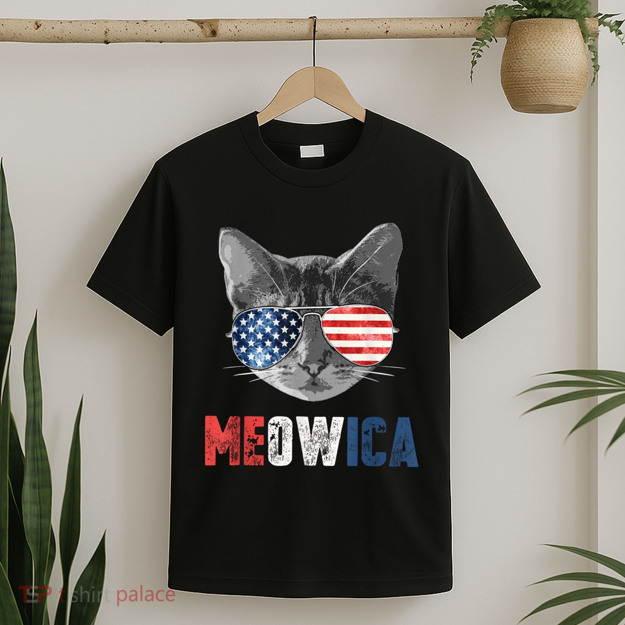 4th Of July Bald Eagle Mullet Meowica Usa Usa Merica T-Shirt