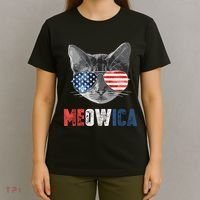 4th Of July Bald Eagle Mullet Meowica Usa Usa Merica T-Shirt thumb 4