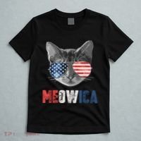 4th Of July Bald Eagle Mullet Meowica Usa Usa Merica T-Shirt thumb 5
