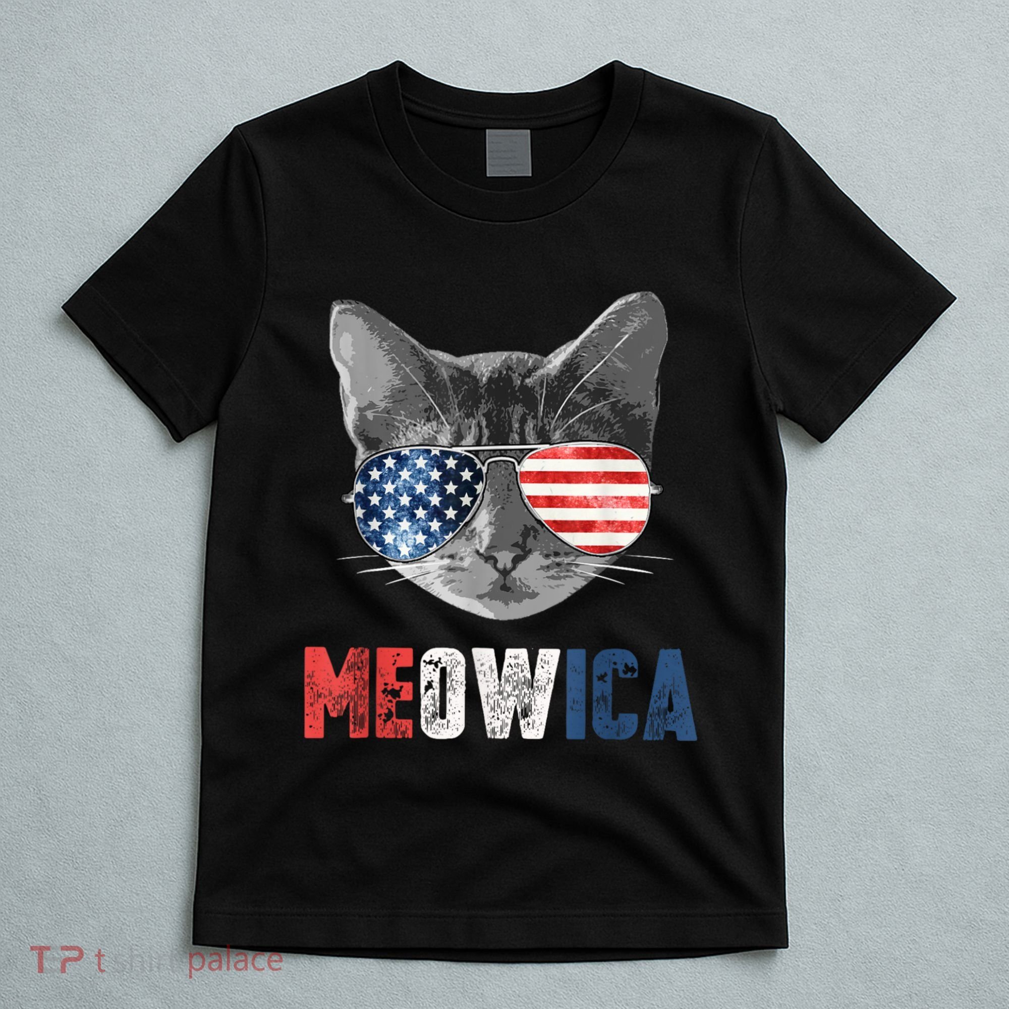 4th Of July Bald Eagle Mullet Meowica Usa Usa Merica T-Shirt
