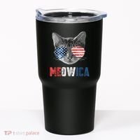 4th Of July Bald Eagle Mullet Meowica Usa Usa Merica Tumbler thumb 0