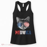 4th Of July Bald Eagle Mullet Meowica Usa Usa Merica Women's Tank Top thumb 0
