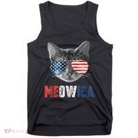 4th Of July Bald Eagle Mullet Meowica Usa Usa Merica Tank Top thumb 0