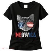 4th Of July Bald Eagle Mullet Meowica Usa Usa Merica Women's T-Shirt thumb 0