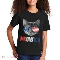 4th Of July Bald Eagle Mullet Meowica Usa Usa Merica Kids T-Shirt thumb 2