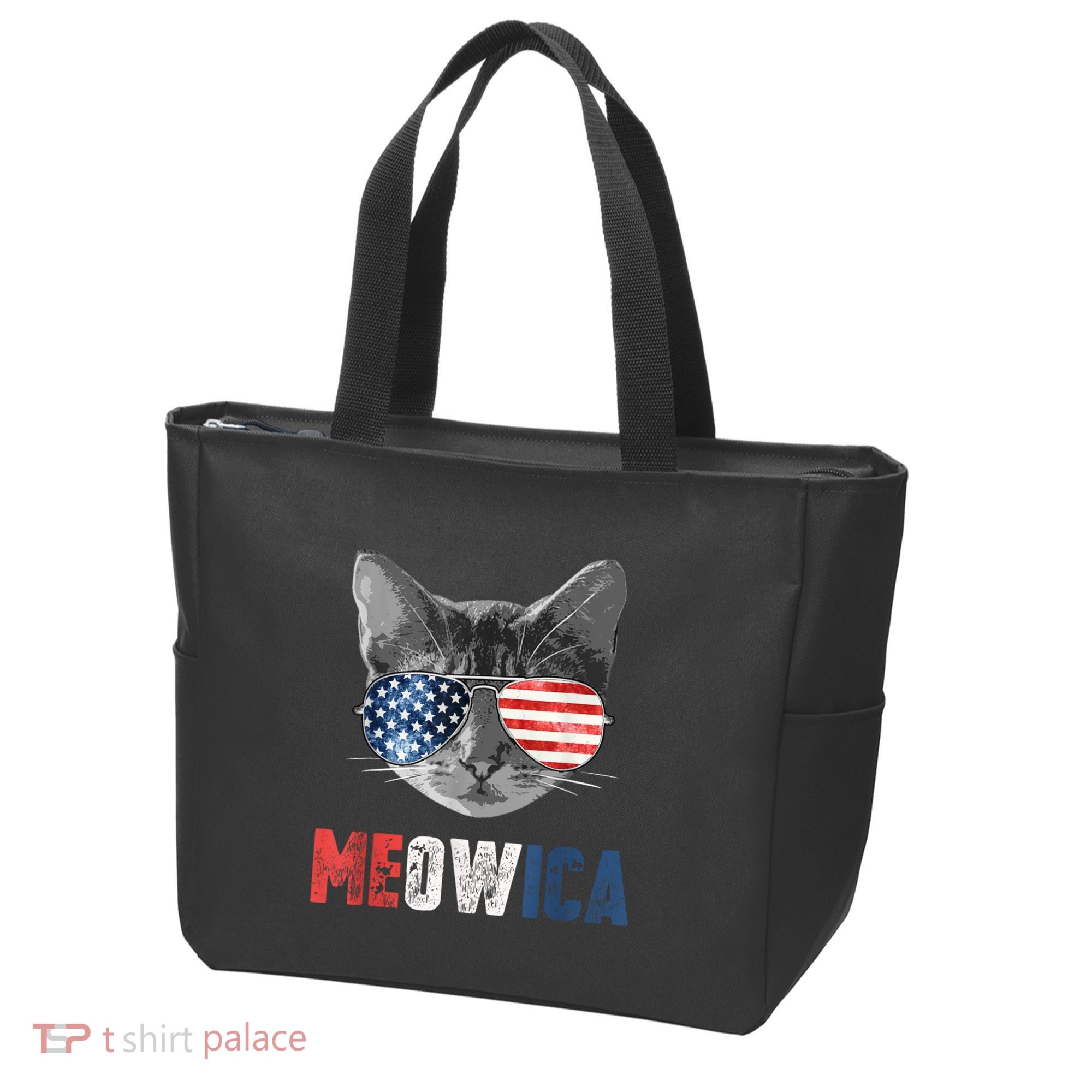 4th Of July Bald Eagle Mullet Meowica Usa Usa Merica Tote Bag