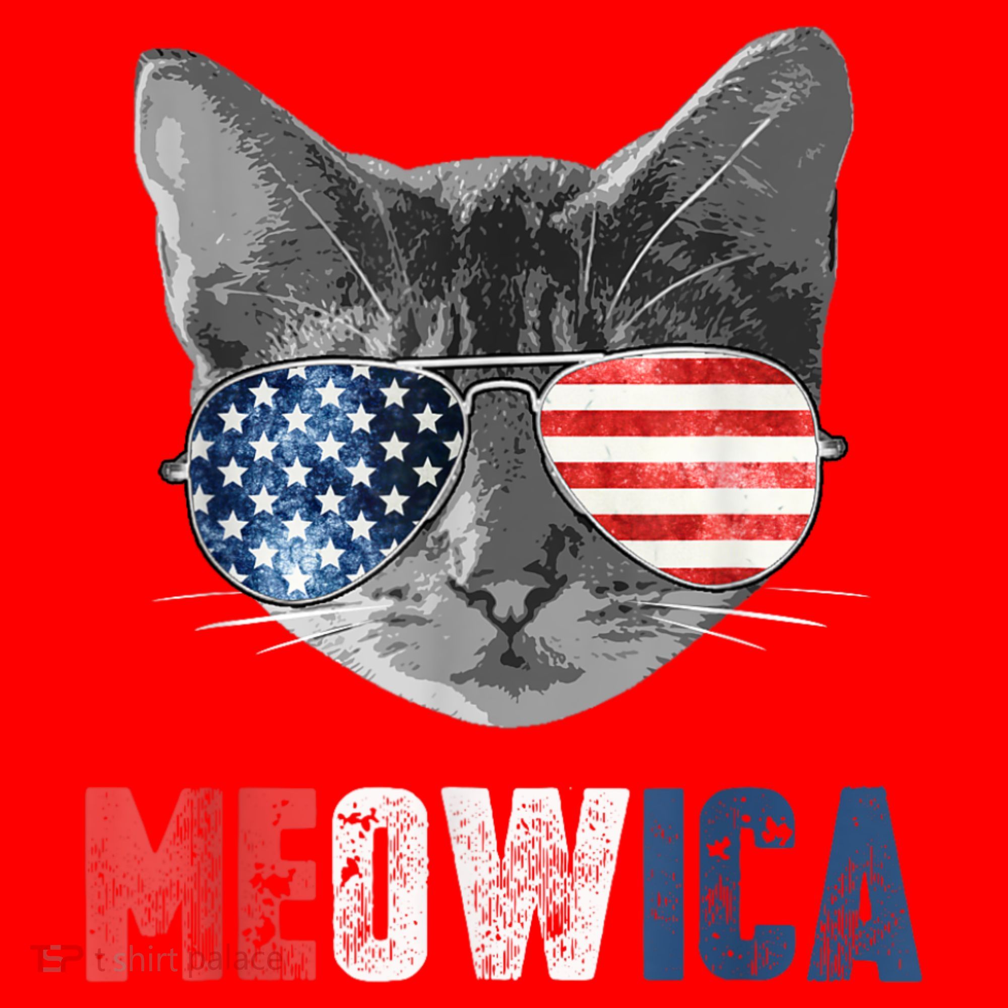 4th Of July Bald Eagle Mullet Meowica Usa Usa Merica Santa Hat
