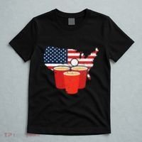 4th Of July I Beer Pong American Flag I College Party T-Shirt thumb 5
