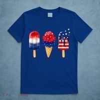 4th of July Popsicle American Flag Patriotic Summer Boy Girl T-Shirt thumb 5