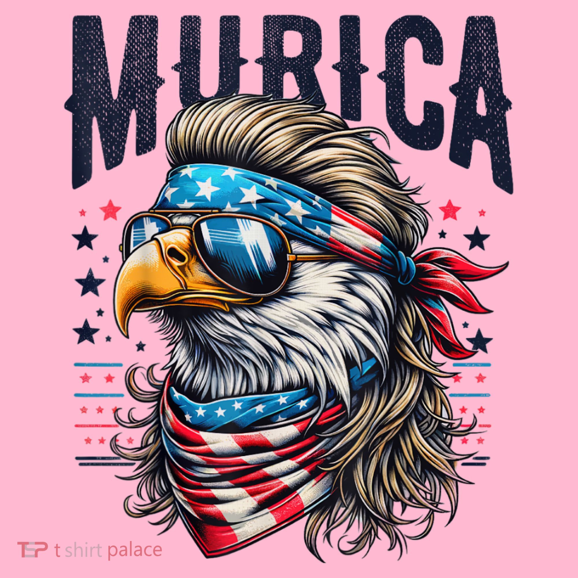 4th Of July Bald Eagle Mullet Murica Usa Usa Merica Coaster