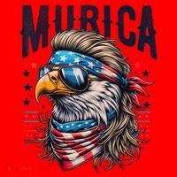 4th Of July Bald Eagle Mullet Murica Usa Usa Merica Santa Hat thumb 1