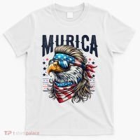 4th Of July Bald Eagle Mullet Murica Usa Usa Merica T-Shirt thumb 0