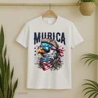 4th Of July Bald Eagle Mullet Murica Usa Usa Merica T-Shirt thumb 2
