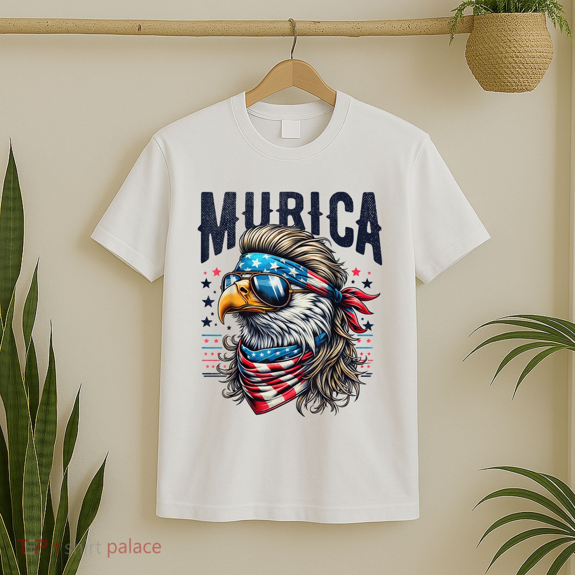 4th Of July Bald Eagle Mullet Murica Usa Usa Merica T-Shirt