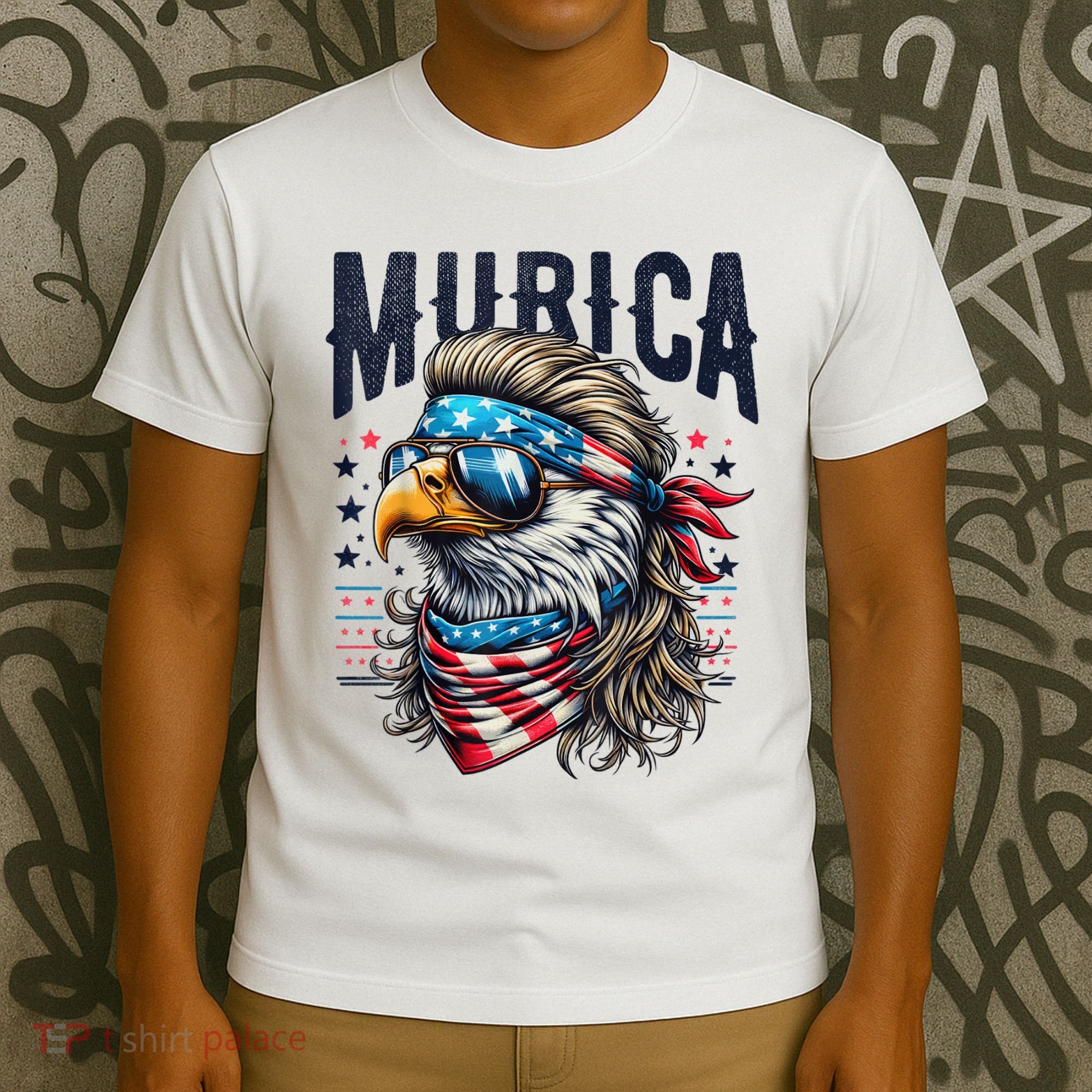 4th Of July Bald Eagle Mullet Murica Usa Usa Merica T-Shirt