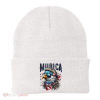 4th Of July Bald Eagle Mullet Murica Usa Usa Merica Beanie thumb 0