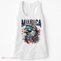 4th Of July Bald Eagle Mullet Murica Usa Usa Merica Women's Tank Top thumb 0