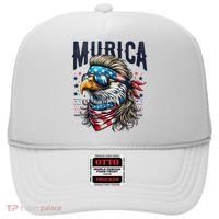 4th Of July Bald Eagle Mullet Murica Usa Usa Merica Hat thumb 0
