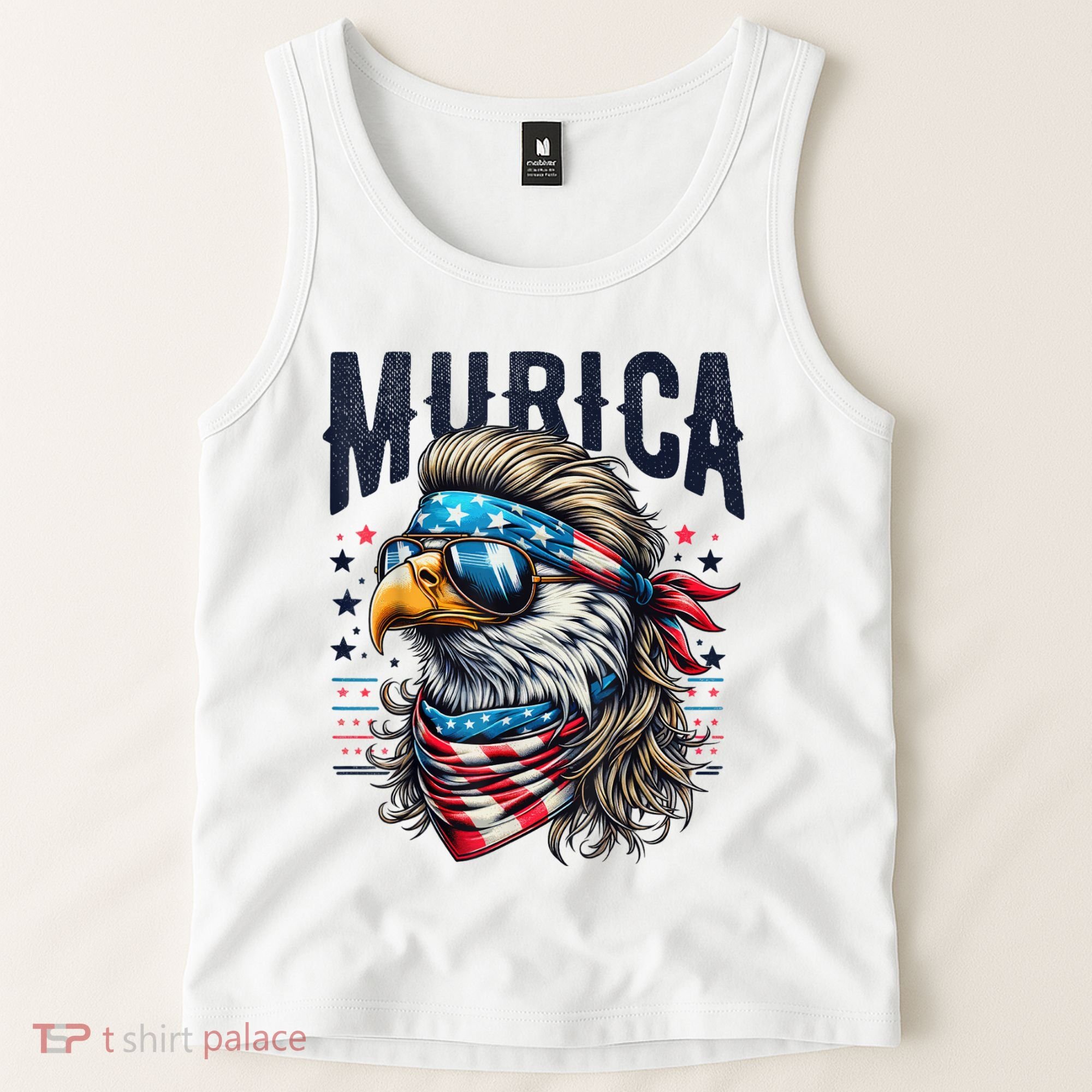 4th Of July Bald Eagle Mullet Murica Usa Usa Merica Tank Top