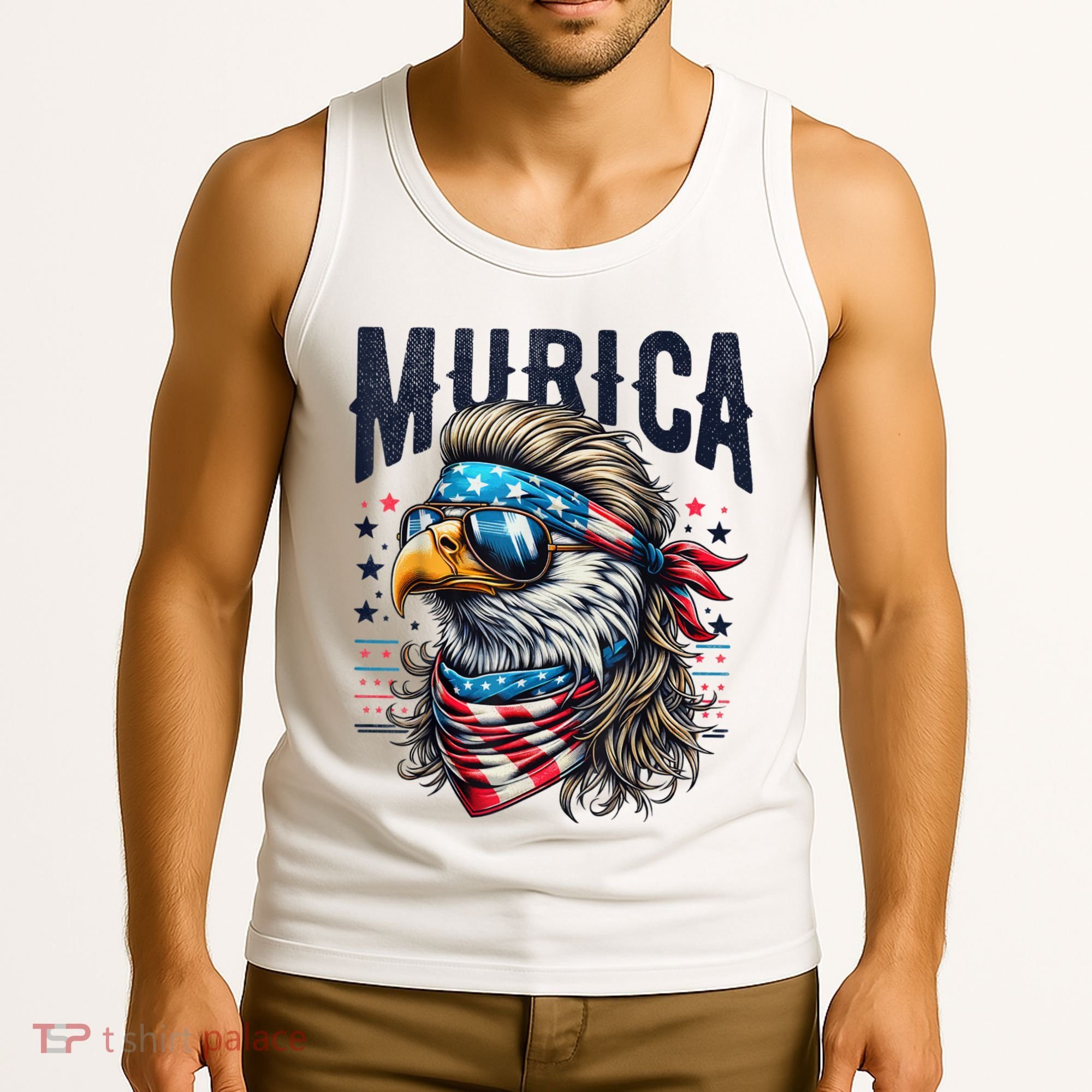 4th Of July Bald Eagle Mullet Murica Usa Usa Merica Tank Top