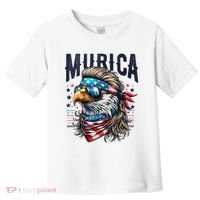 4th Of July Bald Eagle Mullet Murica Usa Usa Merica Toddler T-Shirt thumb 0