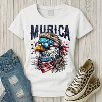 4th Of July Bald Eagle Mullet Murica Usa Usa Merica Women's T-Shirt thumb 3