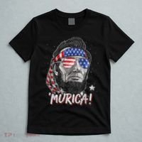 4th Of July Bald Eagle Mullet Murica Usa Usa Merica T-Shirt thumb 5
