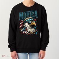 4th Of July Bald Eagle Mullet Murica Usa Usa Merica Women's Sweatshirt thumb 0