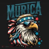 4th Of July Bald Eagle Mullet Murica Usa Usa Merica Backpack thumb 2