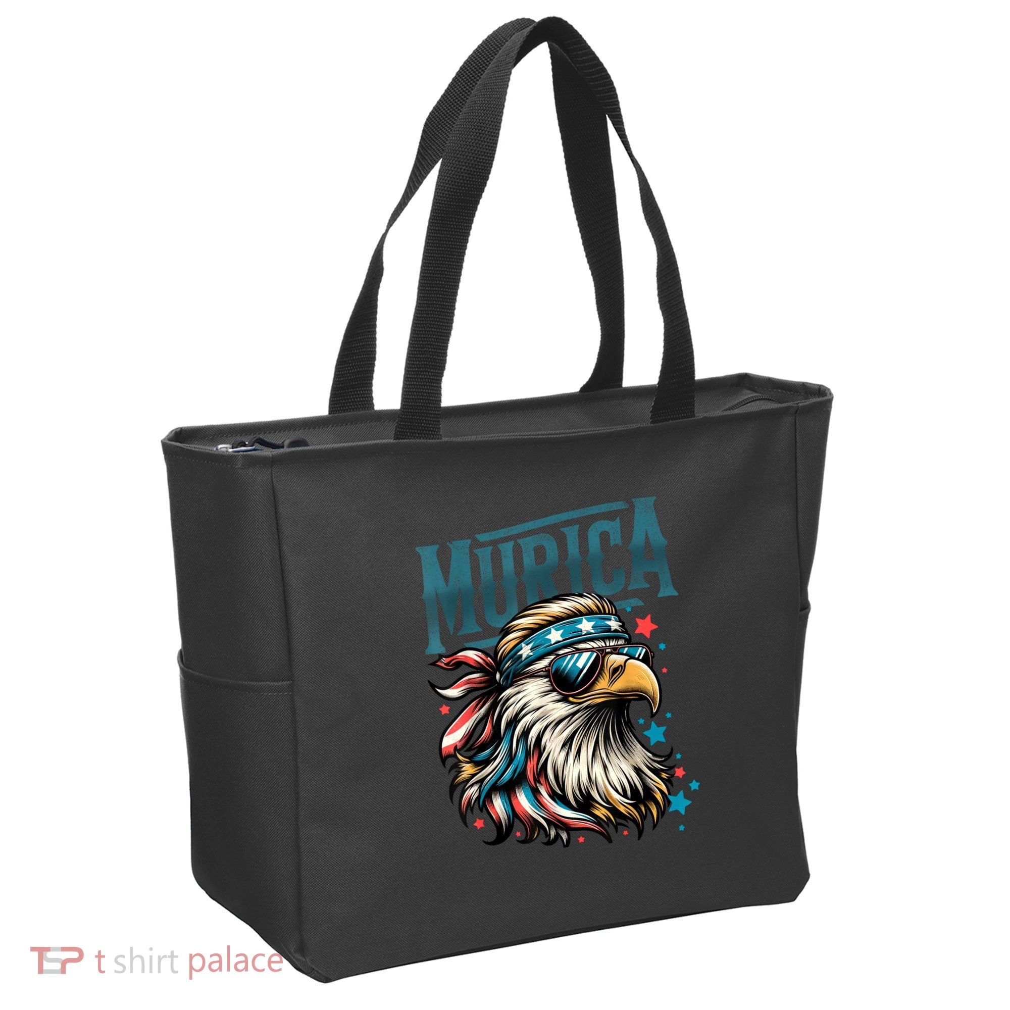 4th Of July Bald Eagle Mullet Murica Usa Usa Merica Tote Bag