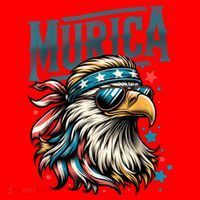 4th Of July Bald Eagle Mullet Murica Usa Usa Merica Santa Hat thumb 1