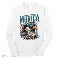 4th Of July Bald Eagle Mullet Murica Usa Usa Merica Long Sleeve Shirt thumb 0