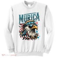 4th Of July Bald Eagle Mullet Murica Usa Usa Merica Sweatshirt thumb 0