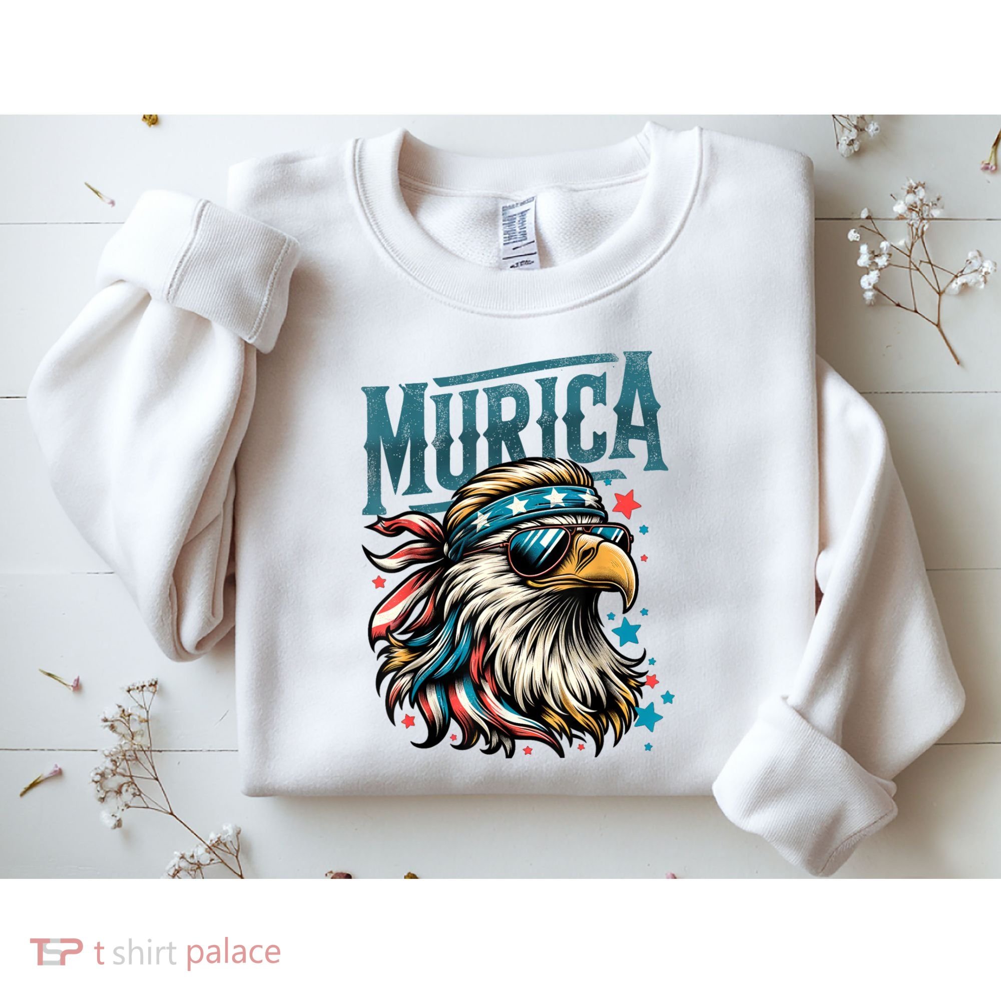 4th Of July Bald Eagle Mullet Murica Usa Usa Merica Sweatshirt