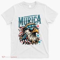4th Of July Bald Eagle Mullet Murica Usa Usa Merica T-Shirt thumb 0