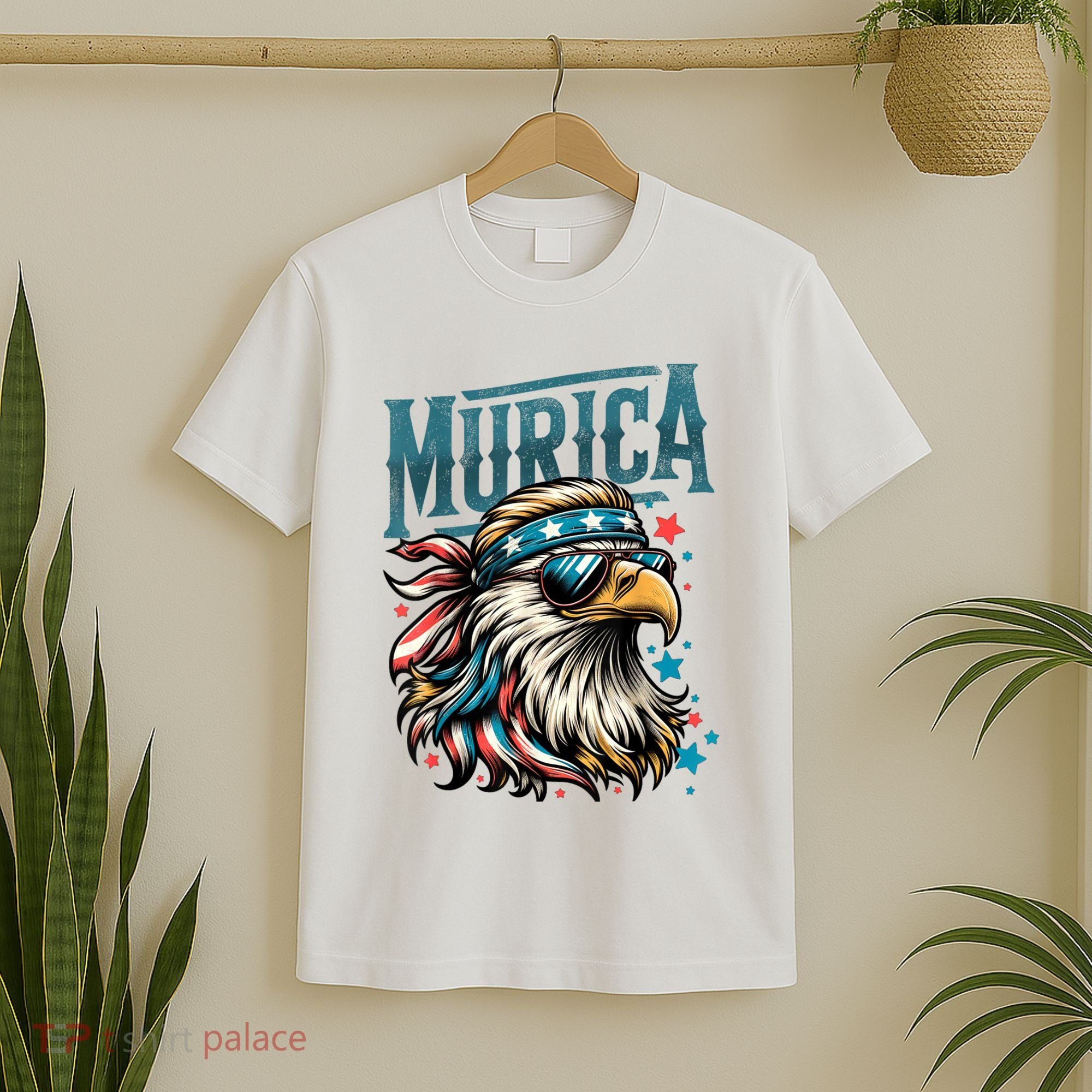 4th Of July Bald Eagle Mullet Murica Usa Usa Merica T-Shirt