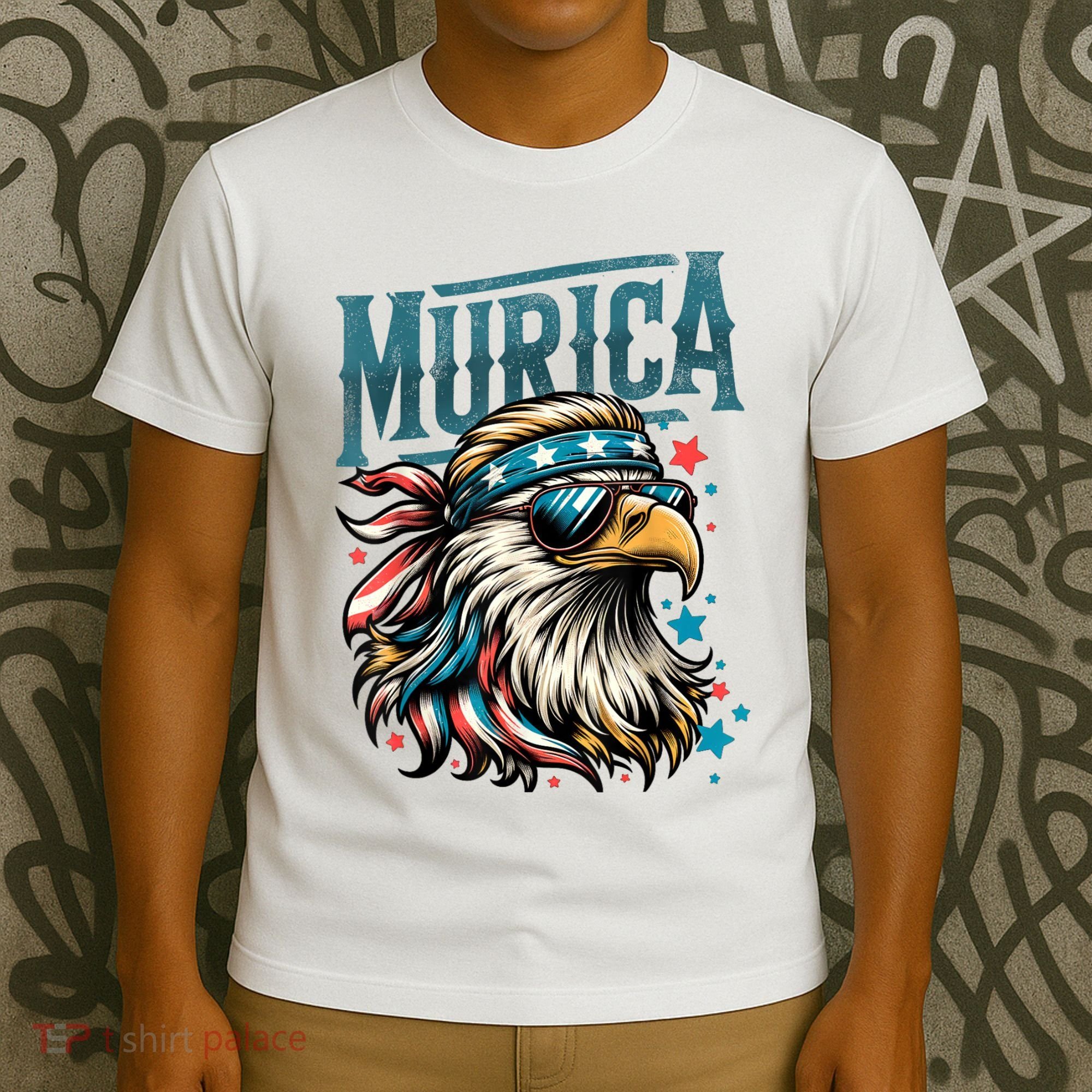 4th Of July Bald Eagle Mullet Murica Usa Usa Merica T-Shirt