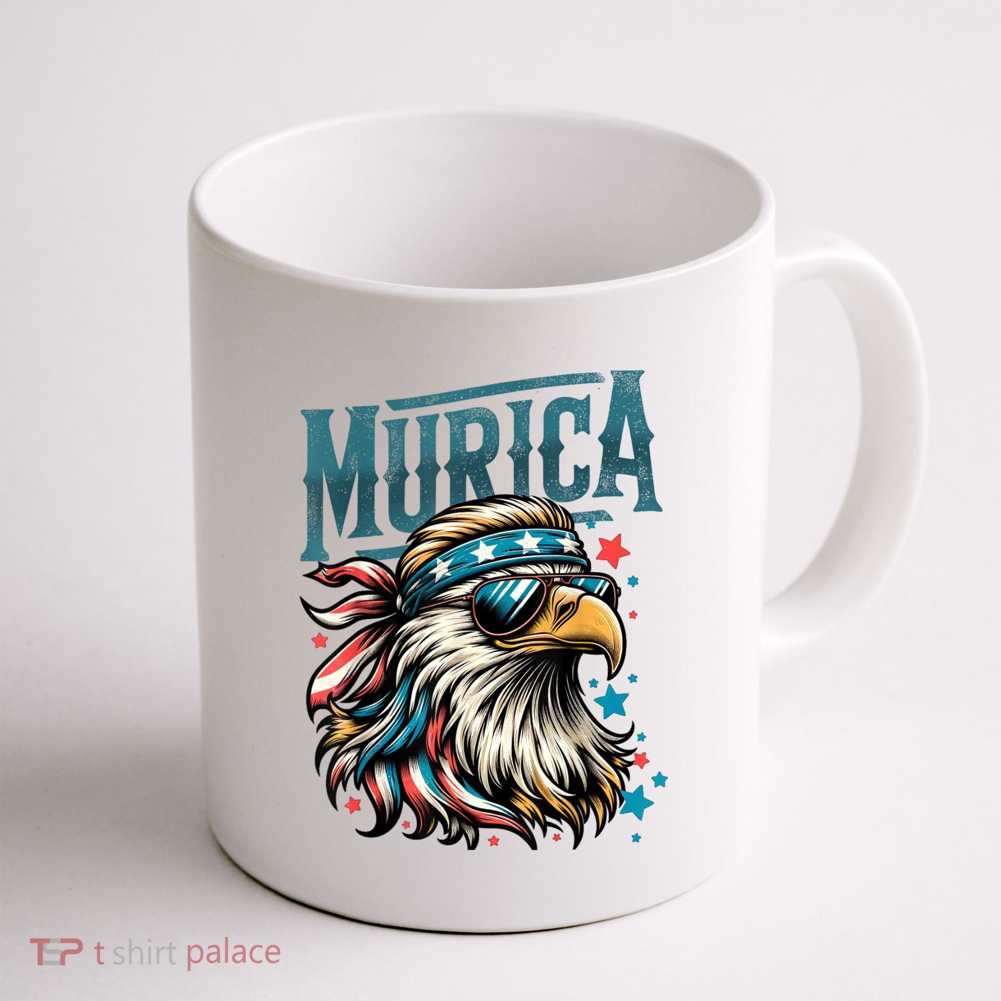 4th Of July Bald Eagle Mullet Murica Usa Usa Merica Coffee Mug