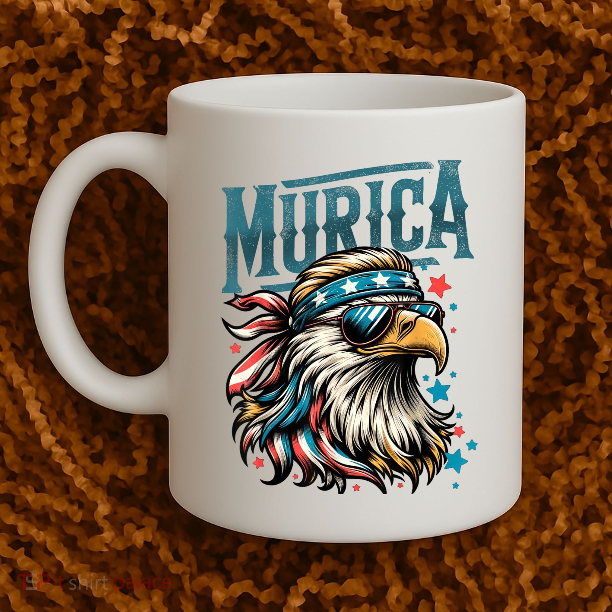 4th Of July Bald Eagle Mullet Murica Usa Usa Merica Coffee Mug
